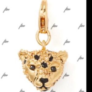 Kate Spade Rhinestone Cheetah Charm NWT
